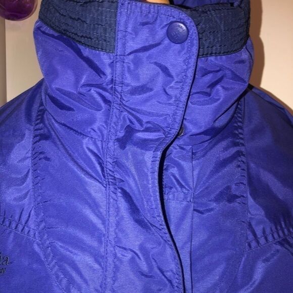 Columbia Bugaboo Women’s Medium 3-in-1 Ski Jacket Purple Waterproof Fleece Liner - Picture 8 of 13